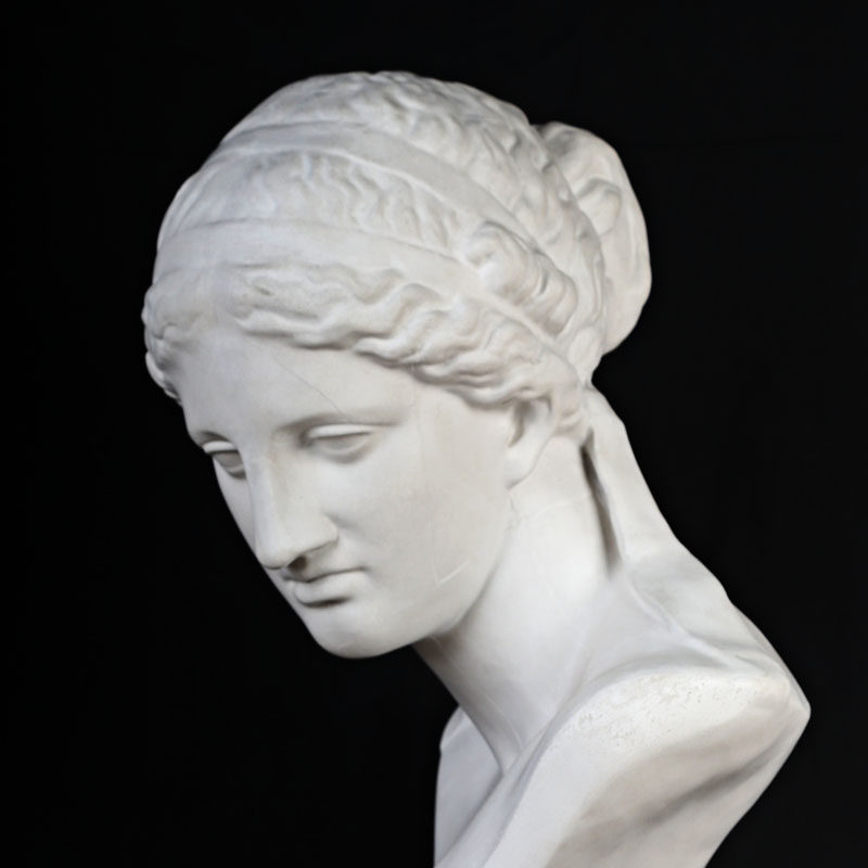 石膏63cm阿勒维纳斯胸像人物头像美术石膏像