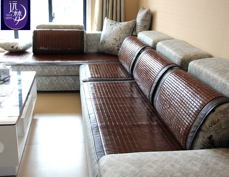 远梦夏季沙发麻将凉席冰丝坐垫真皮防滑夏天沙发垫