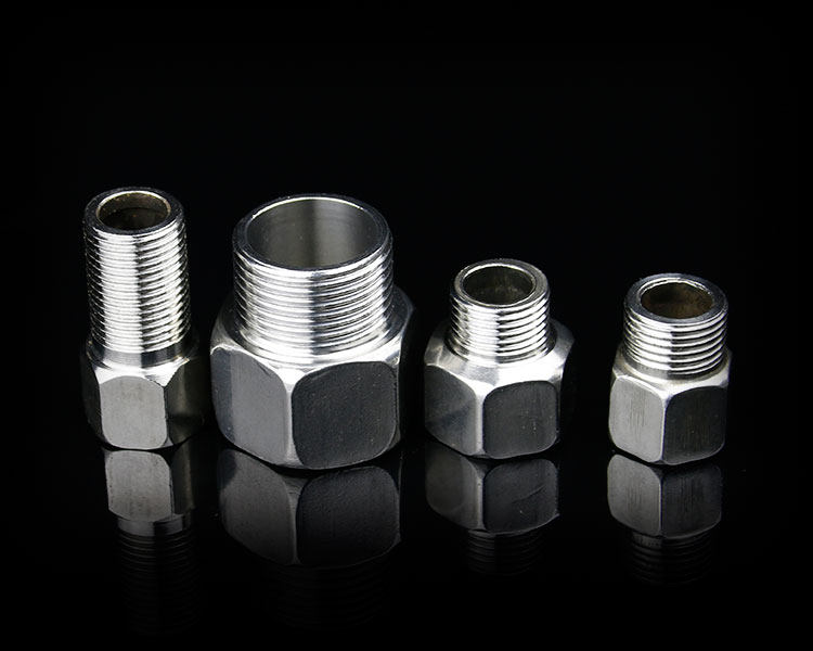 不锈钢内外丝直接4分6分1寸加长延伸接头4分外丝转6分内丝直通