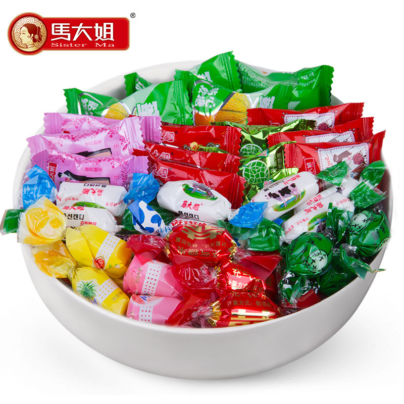 马大姐软硬零食怀旧喜糖结婚口味多口散装混合糖果