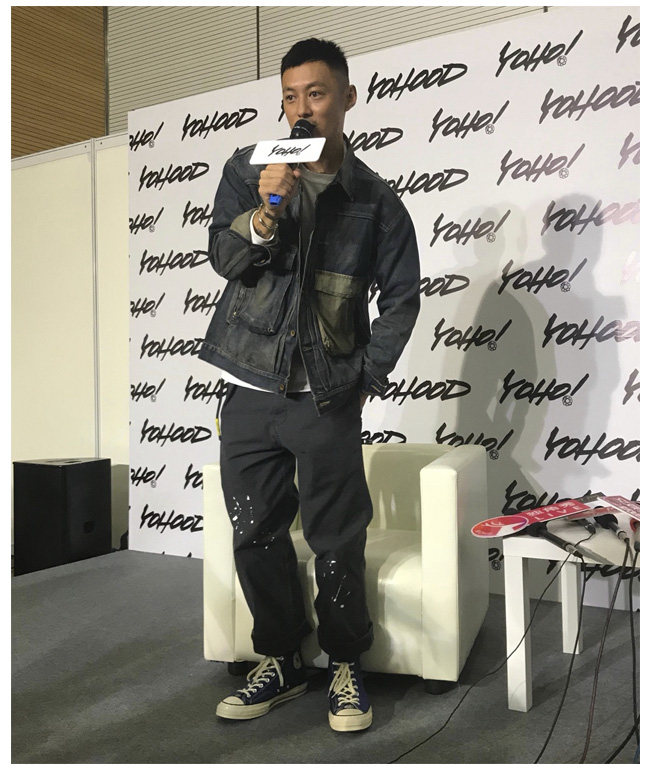 mdns余文乐工装裤裤泼墨男士宽松休闲长裤百搭休闲裤