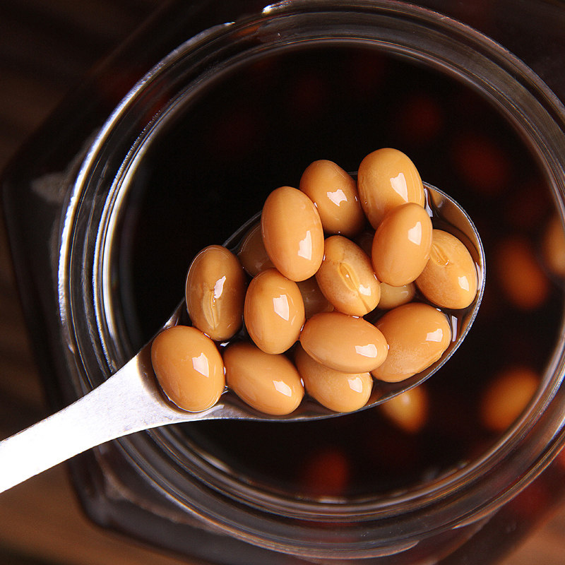 李氏醋泡黄豆山西老陈醋泡黄豆即食450g包邮醋泡豆-沃尔特