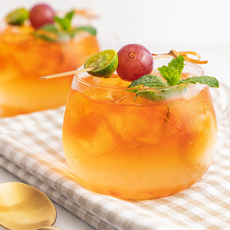 荔枝果酱果泥烘焙奶茶店专用原料 荔枝酱果粒果肉果味酱饮料1kg-寻一