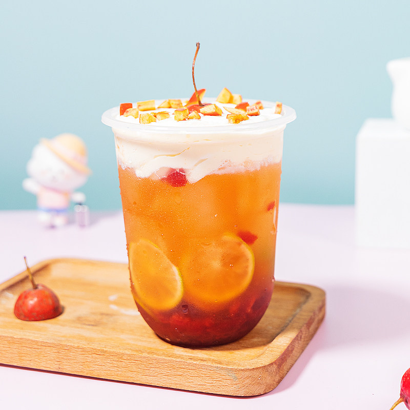 山楂果酱果泥烘焙奶茶茶店专用烘培原料酱果粒果酱