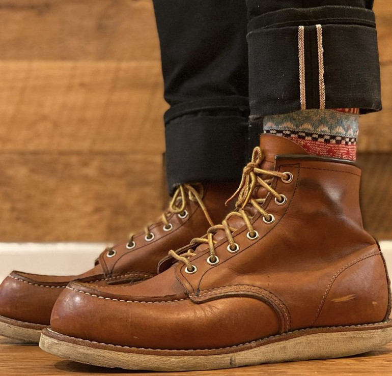 美国正品redwing875短靴红翼3375复古经典工装时装靴