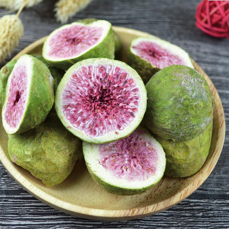 冻干无花果雪花水果干脆脱水零食果脆牛轧糖烘焙无花果干