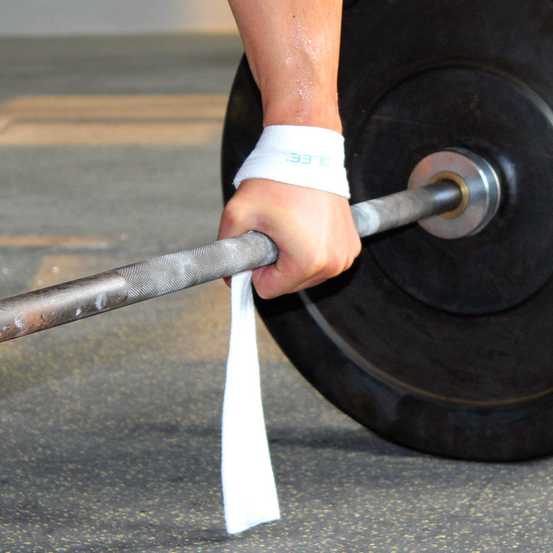 qlee硬拉握力助力男女健美健身划船护掌单杠其他运动护具