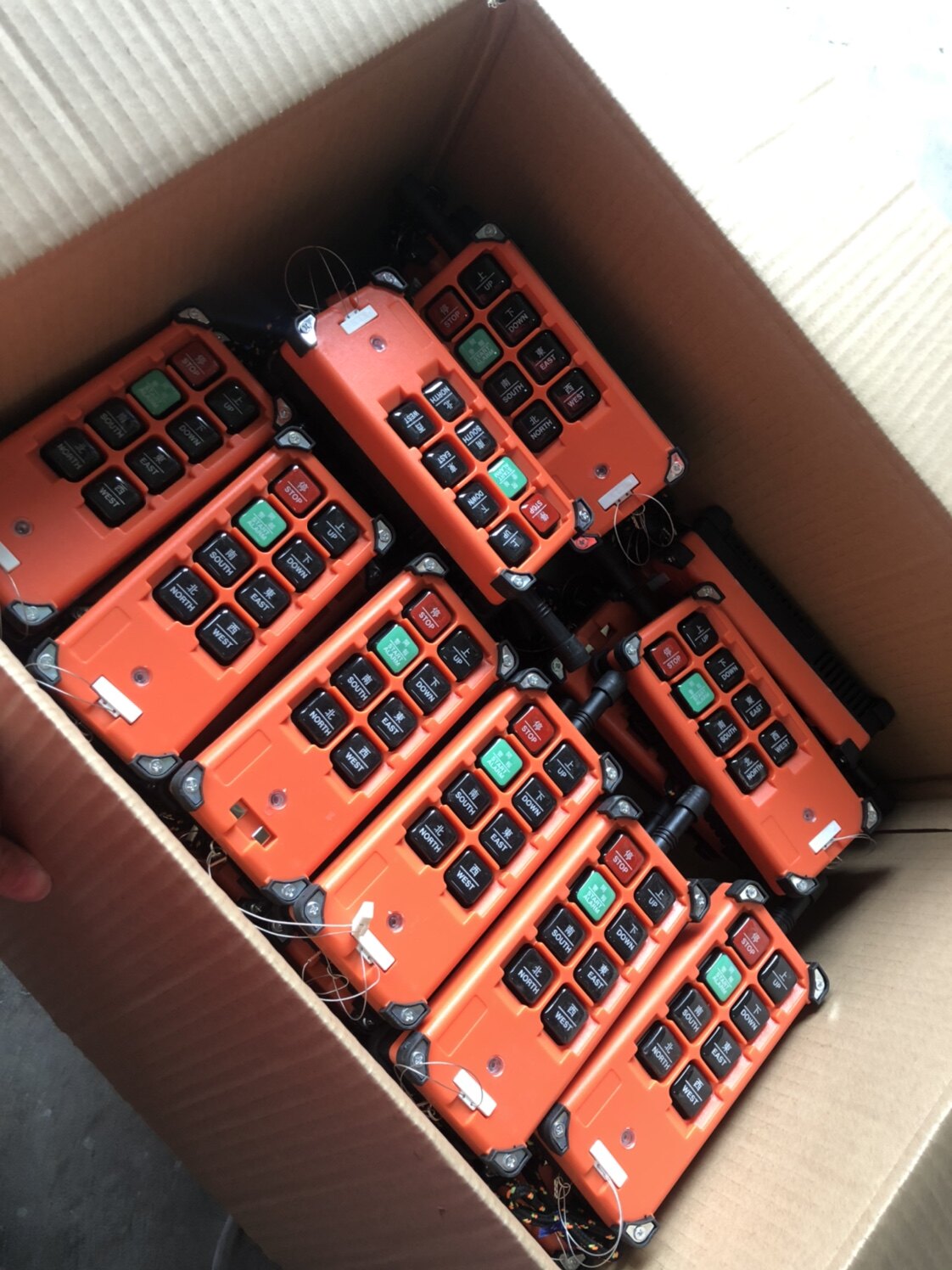 遥控器南京禹鼎f21e1b无线工业行车电动葫芦发射器遥控开关