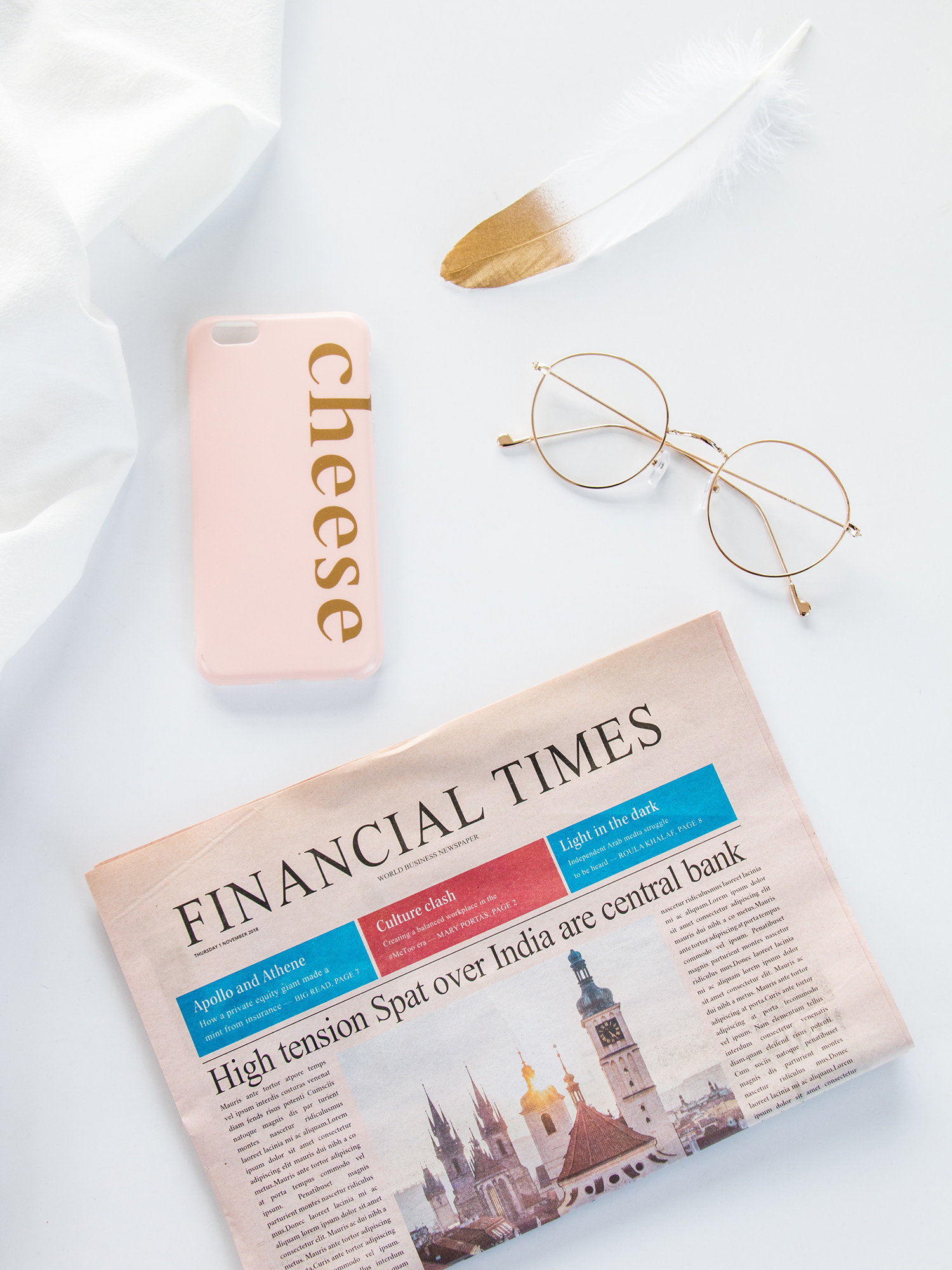 ins风摆拍英文报纸复古古风外国怀旧拍照道具背景布类