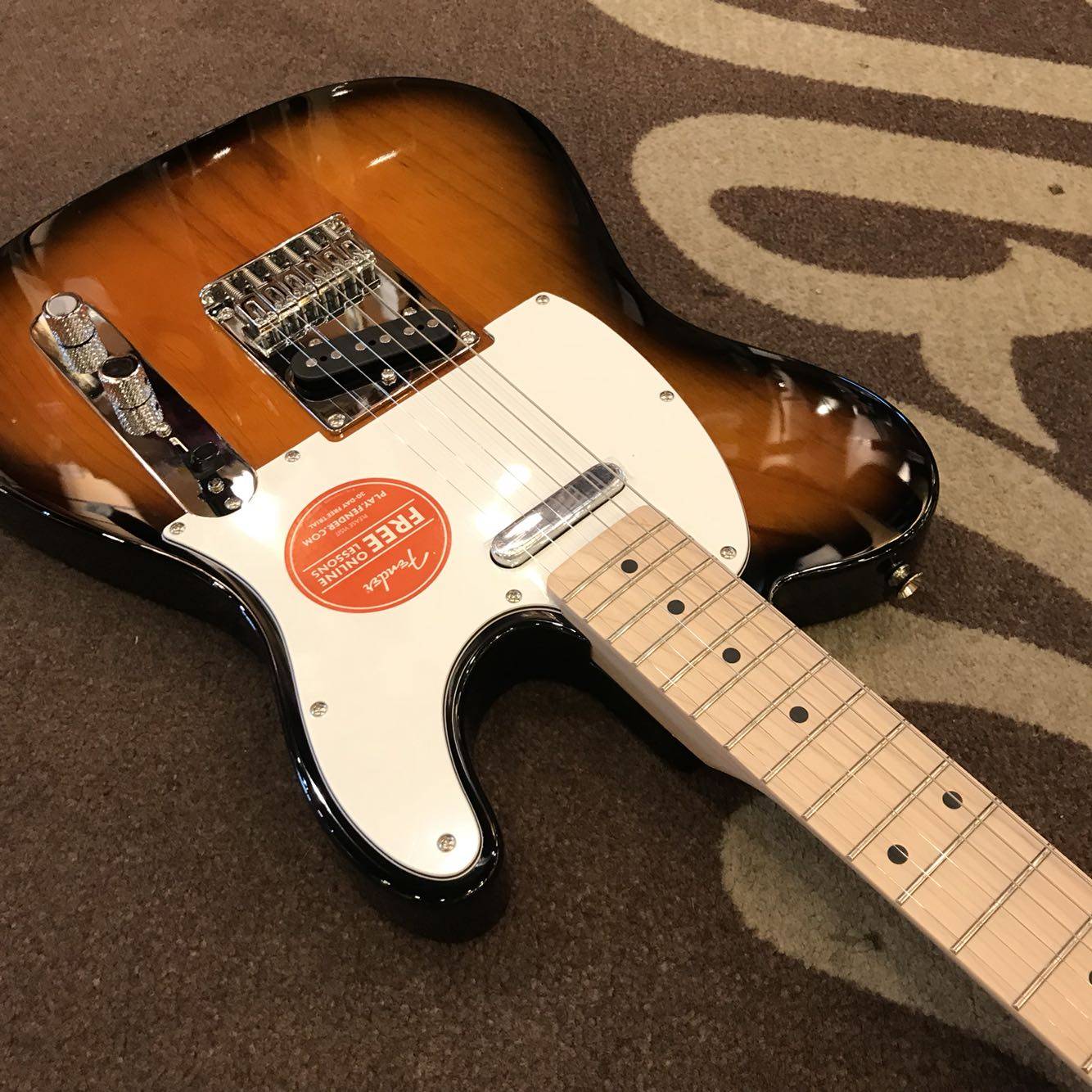 fender芬达旗下squier印尼affinitytele电吉他日落色吉他电吉他