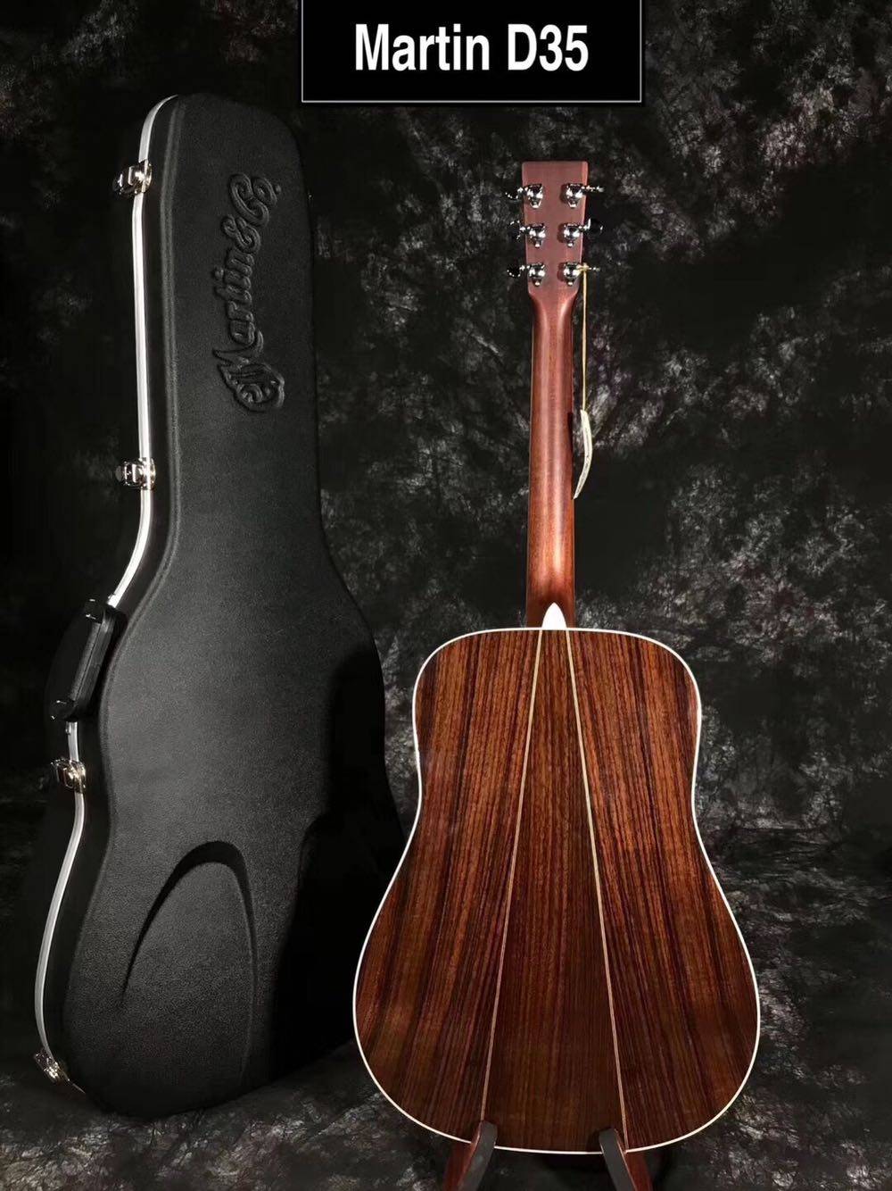 吉他美国国产马丁martind35d35单板民谣演出吉他民谣吉他