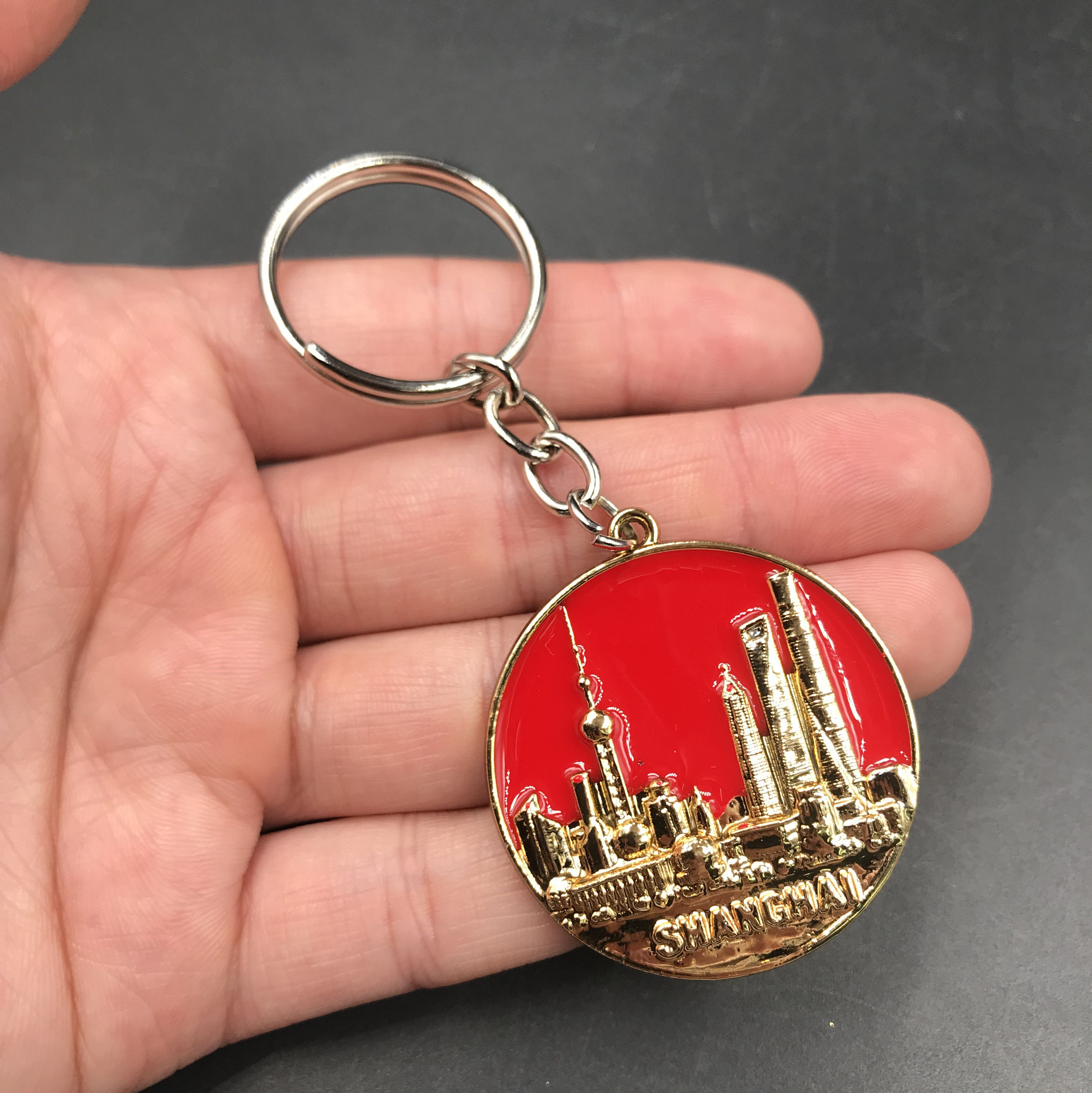 上海纪念品钥匙扣钥匙圈东方明珠外滩城隍庙景点旅游小礼钥匙扣