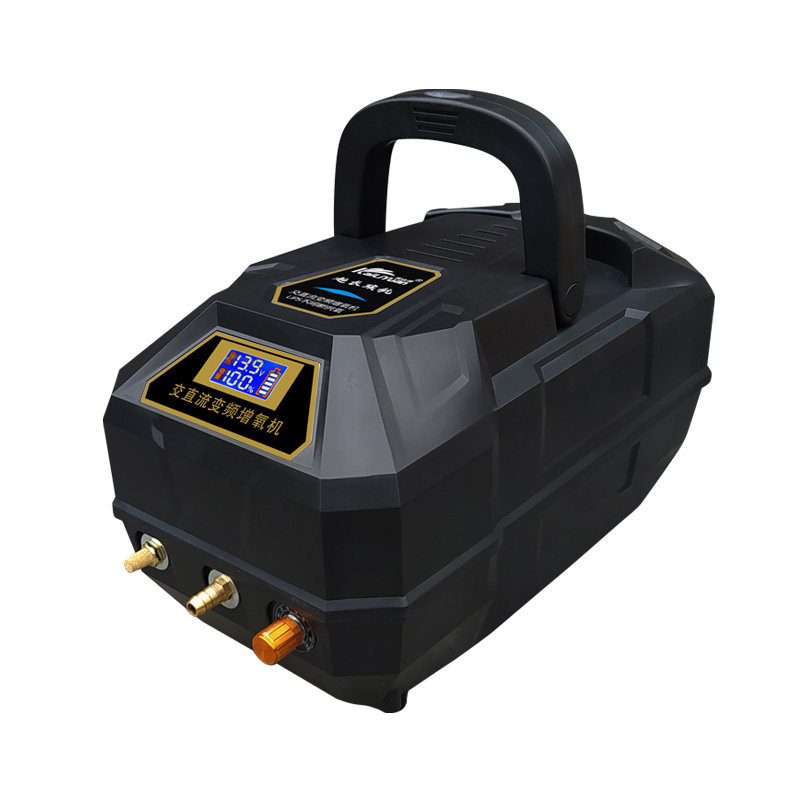 新款增氧机大功率氧气泵锂电增氧泵户外充电两用充氧机养鱼打氧机