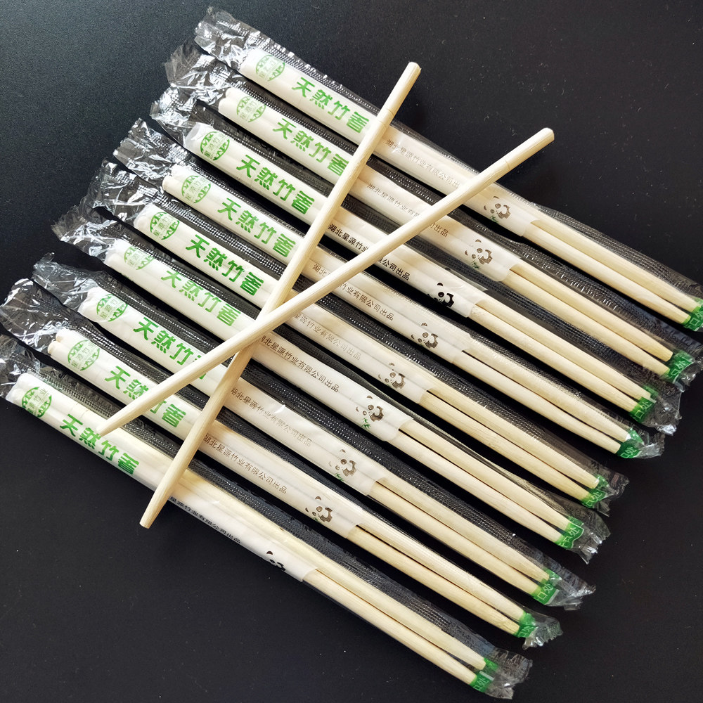 一次性筷子外卖快餐卫生碗筷饭店专用竹筷便宜方便家用餐具快子—一次