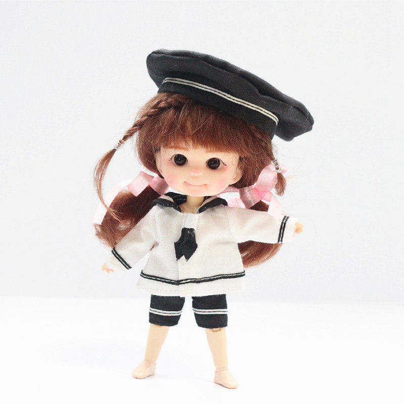 ob11娃衣校服水手套装衣服海军风gsc黏土土人bjd娃娃
