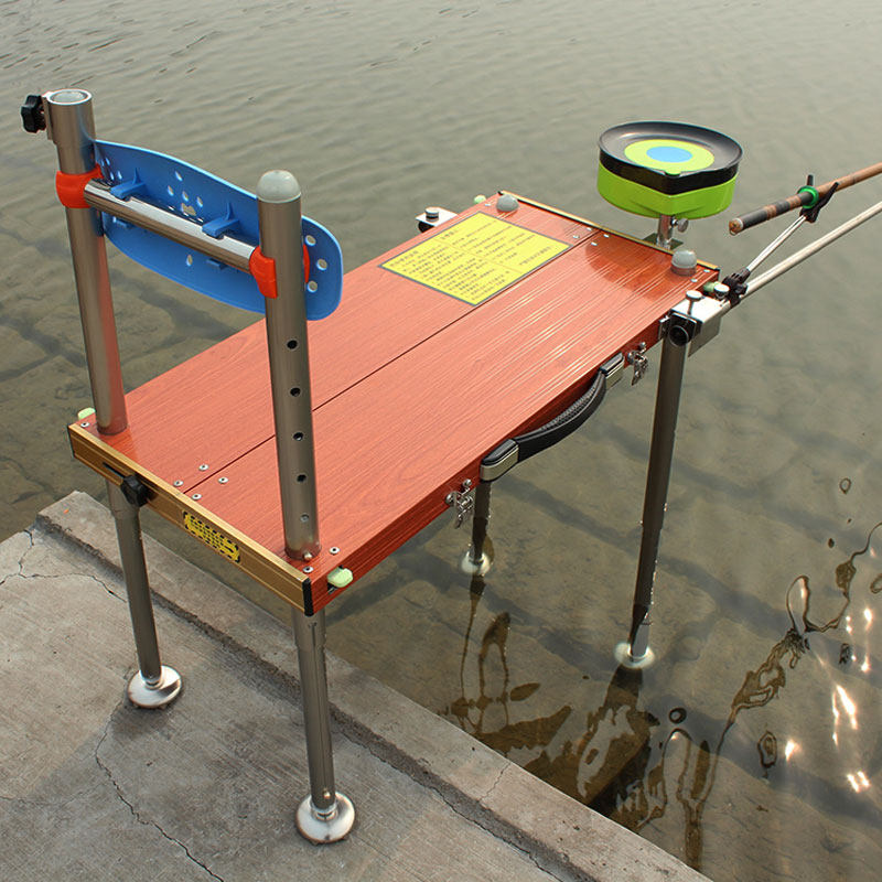 钓台2019新款特价包邮可折叠铝合金超轻迷你小钓台 轻便小型加厚