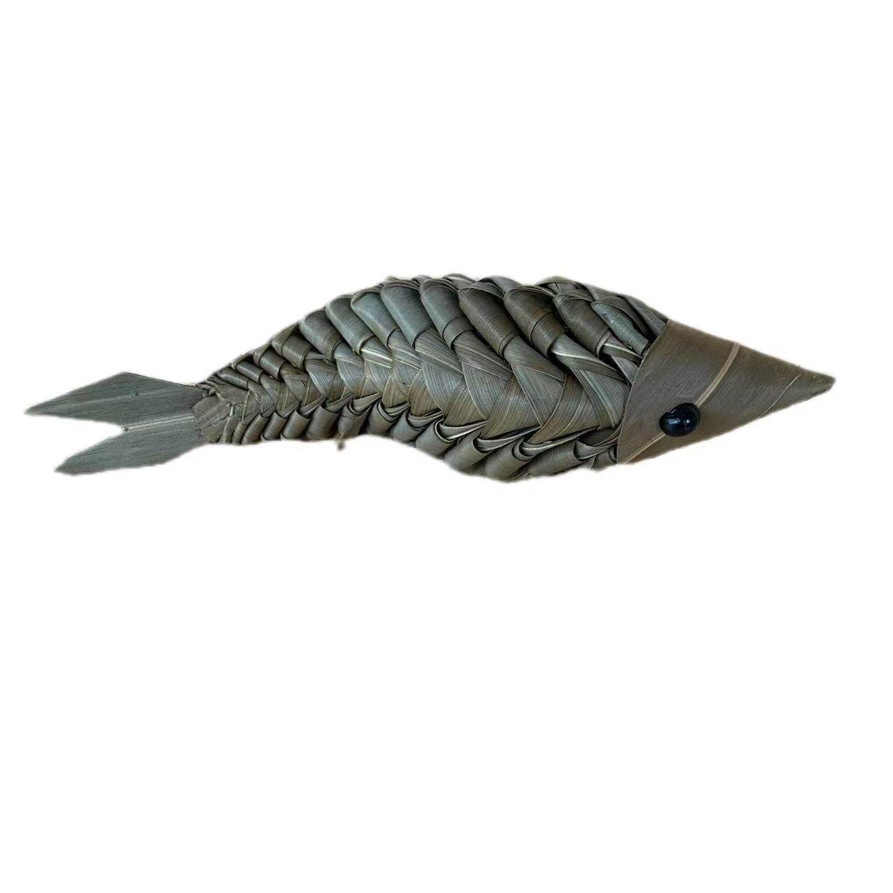 草编棕编草鱼鱼非动物竹编长沙特色旅游手工艺品diy竹编