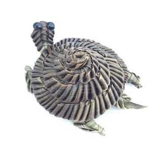 草编动物乌龟海龟海底动物棕草编长沙特色旅游手工艺品非遗diy