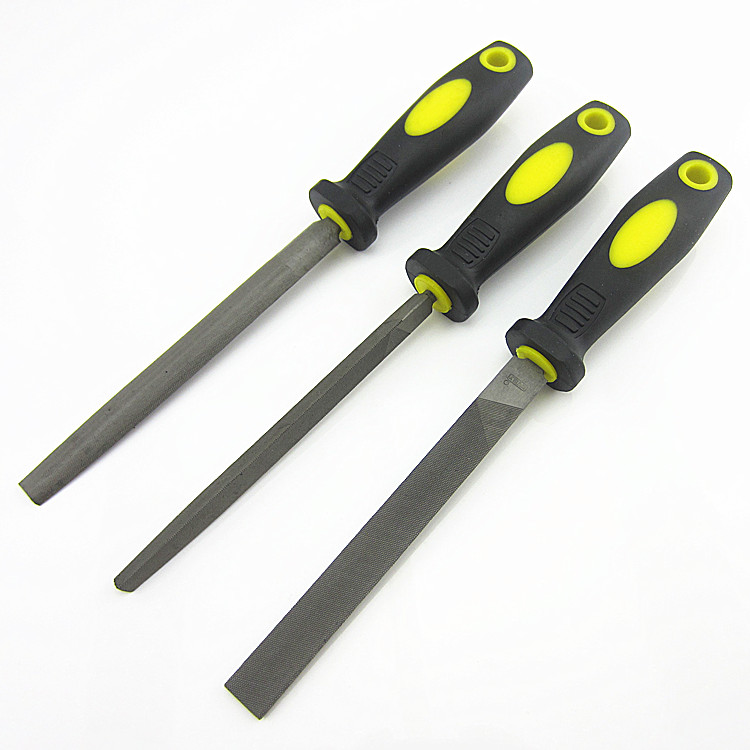 威特力锉刀 钳工工具中齿钢锉刀 扁锉圆锉半圆锉方锉三角锉子