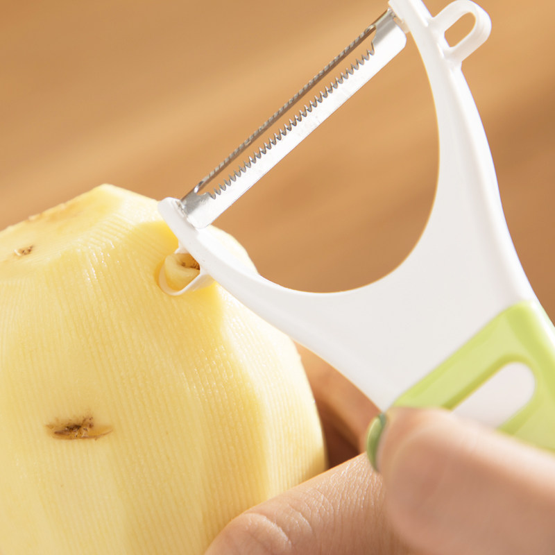 茶花削皮厨房老式多功能刮皮家用水果刨子土豆水果削皮器