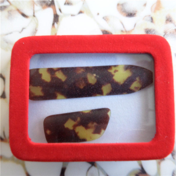 精品璐璐三弦指甲拨片专业手工打磨盒装包邮拨片