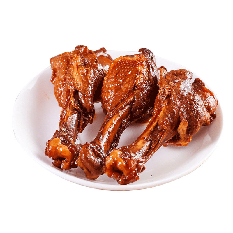 阿卜鸭翅根500g零食一斤真空小包包装麻辣卤味鸭肉零食
