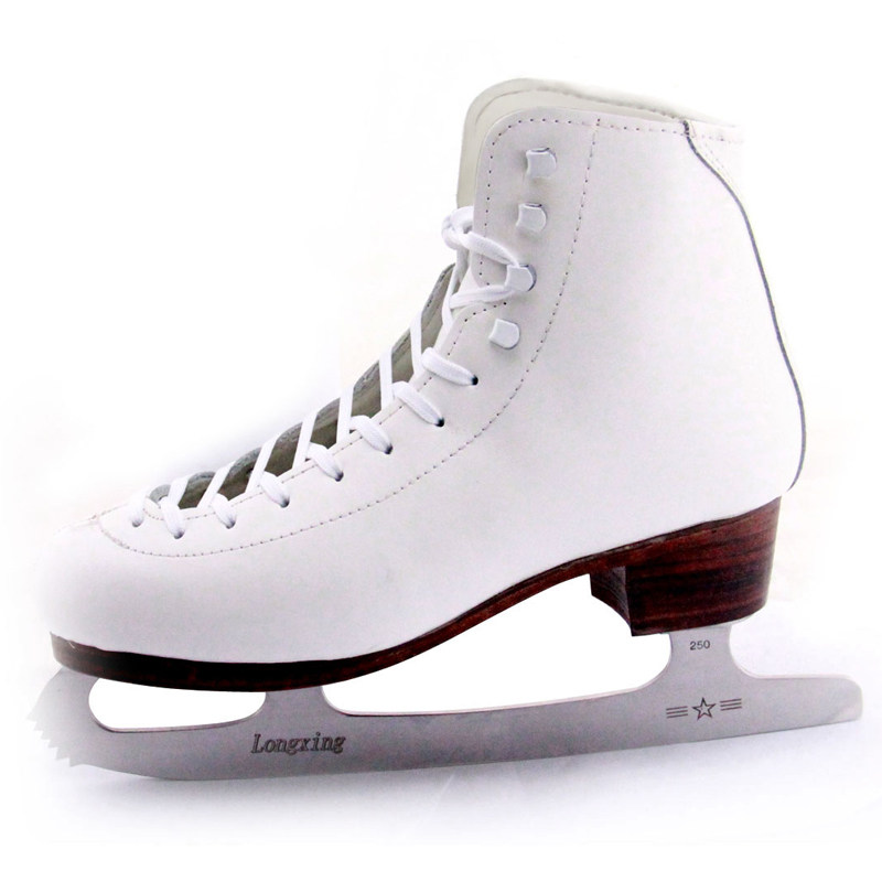 劲道新款花样冰刀花式花刀纯皮冰舞舞鞋tpu冰刀鞋