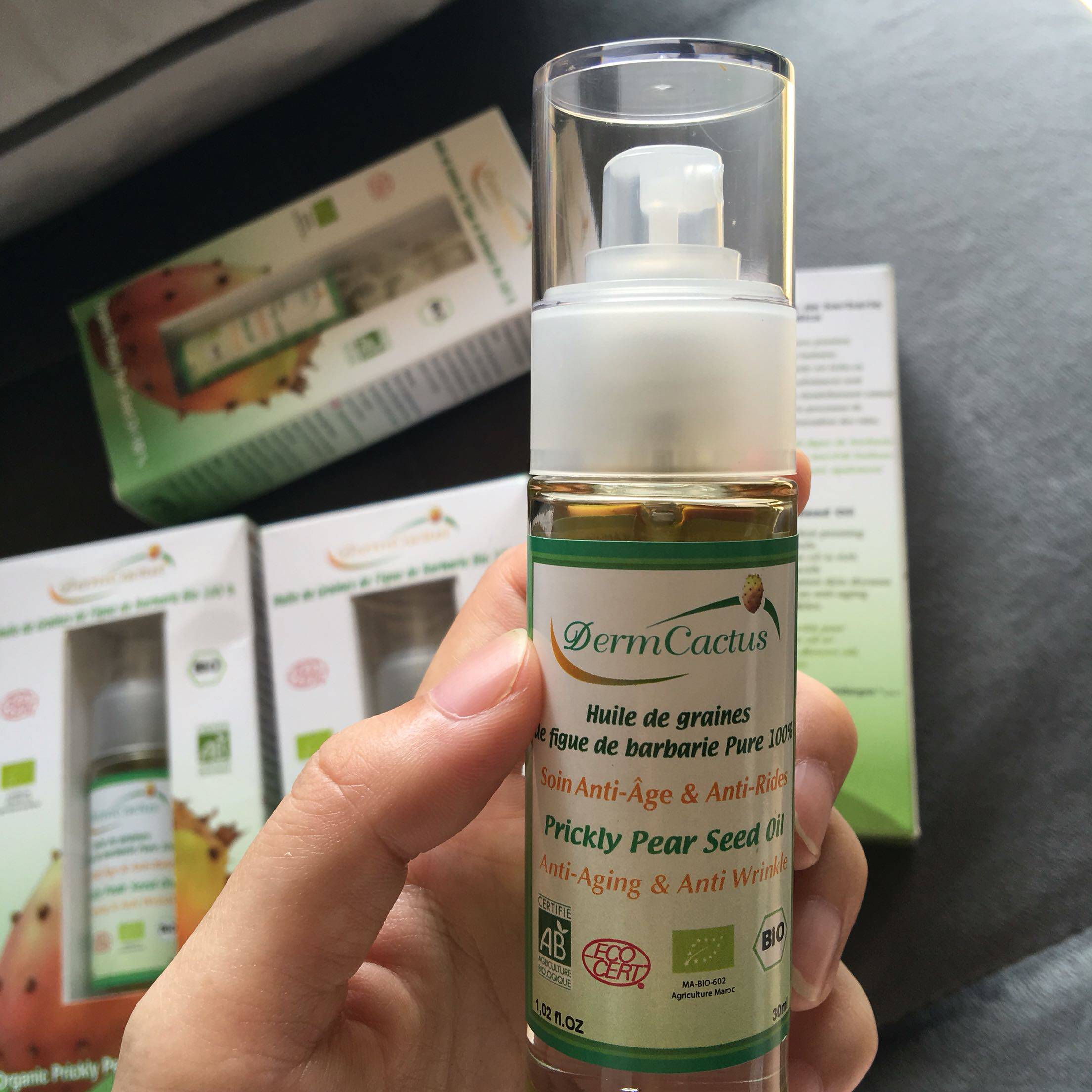 摩洛哥仙人掌籽油原装30ml纯仙人掌种子油 保湿seed oil 眼油derm