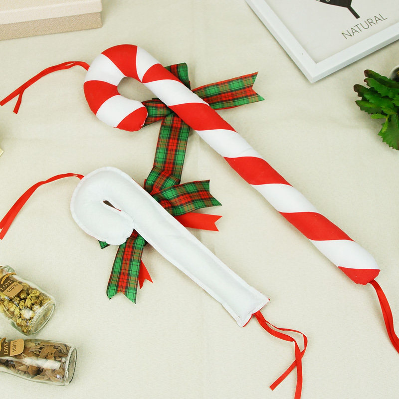 圣诞树装饰品圣诞拐杖拐棍糖果道具挂件摆件儿童圣诞装饰品