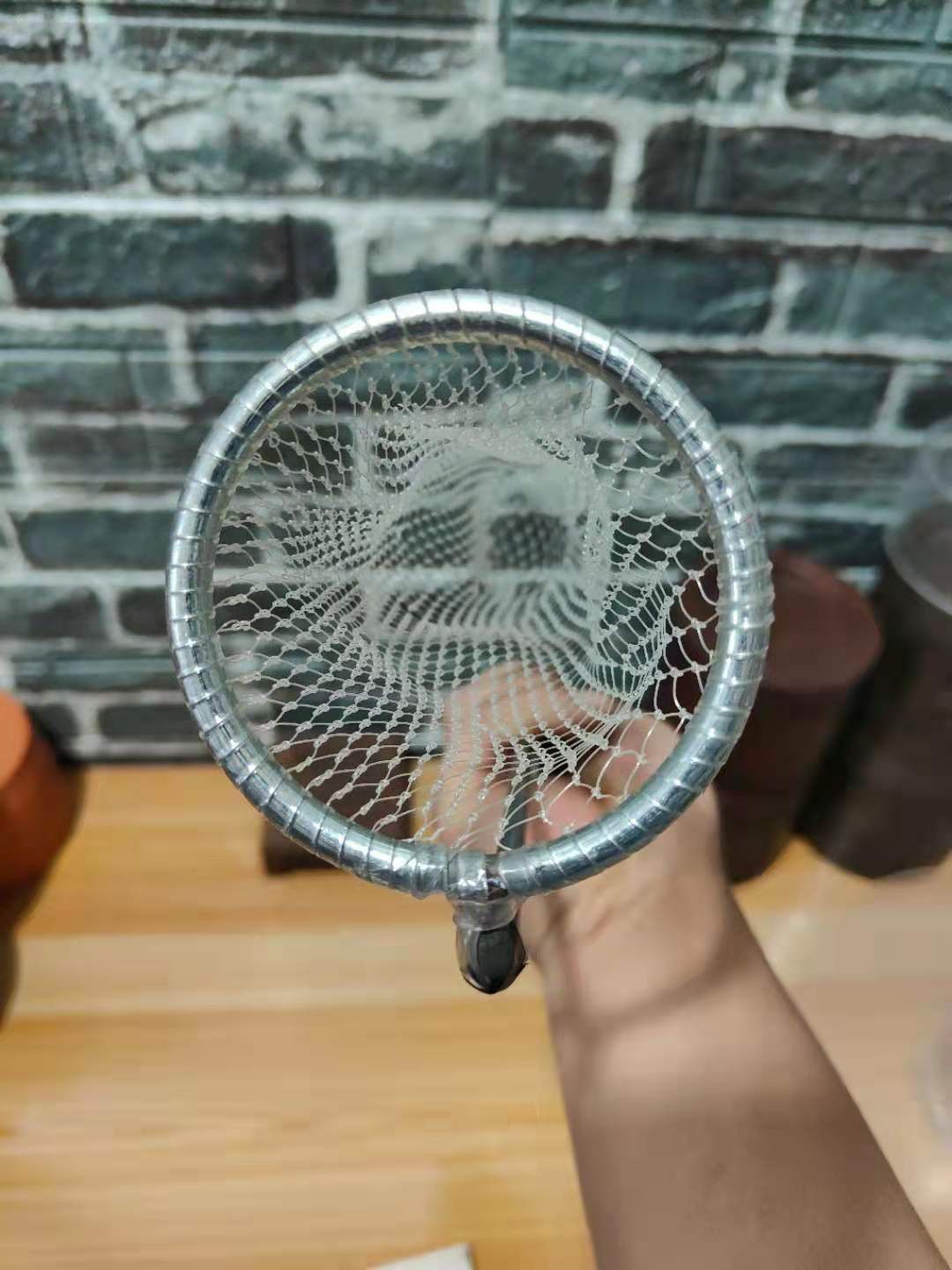 新款短柄加粗粗大尖网蟋蟀捕网网兜蛐蛐葫芦蟋蟀