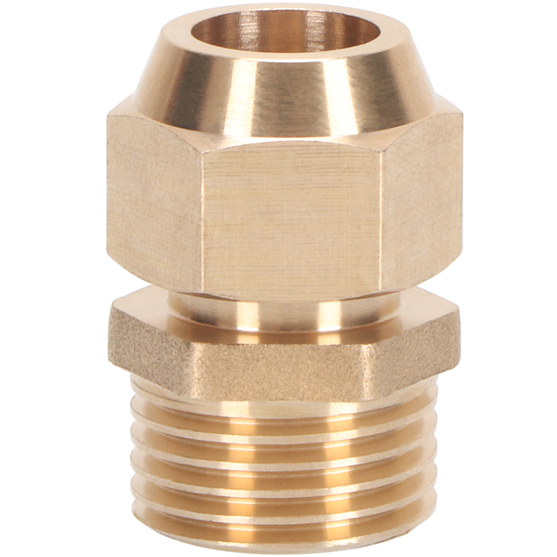 喇叭口铜管全铜配件空调制冷直接口外接头管接头