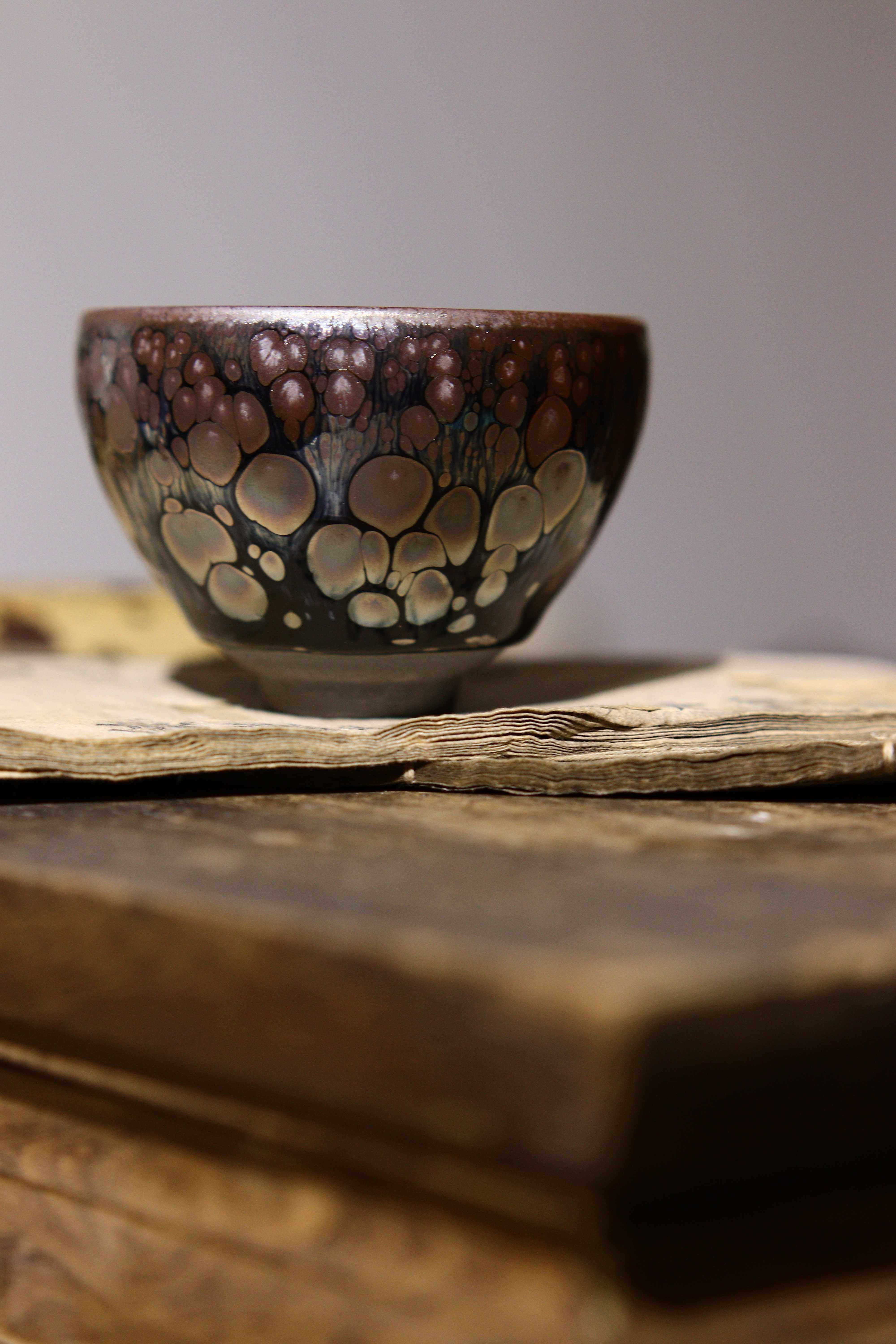 建阳建盏品茗油滴兔毫鹧鸪斑曜名匠茶杯