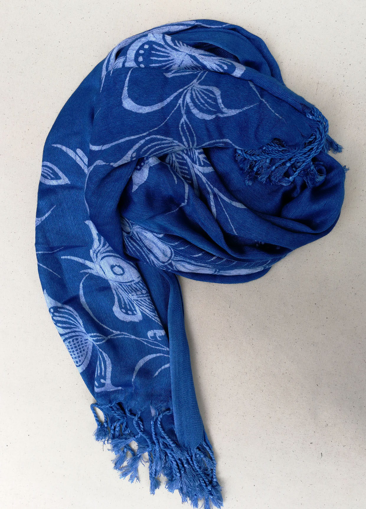 蜡染贵州苗族围巾定制冬款植物染全苗族蜡染