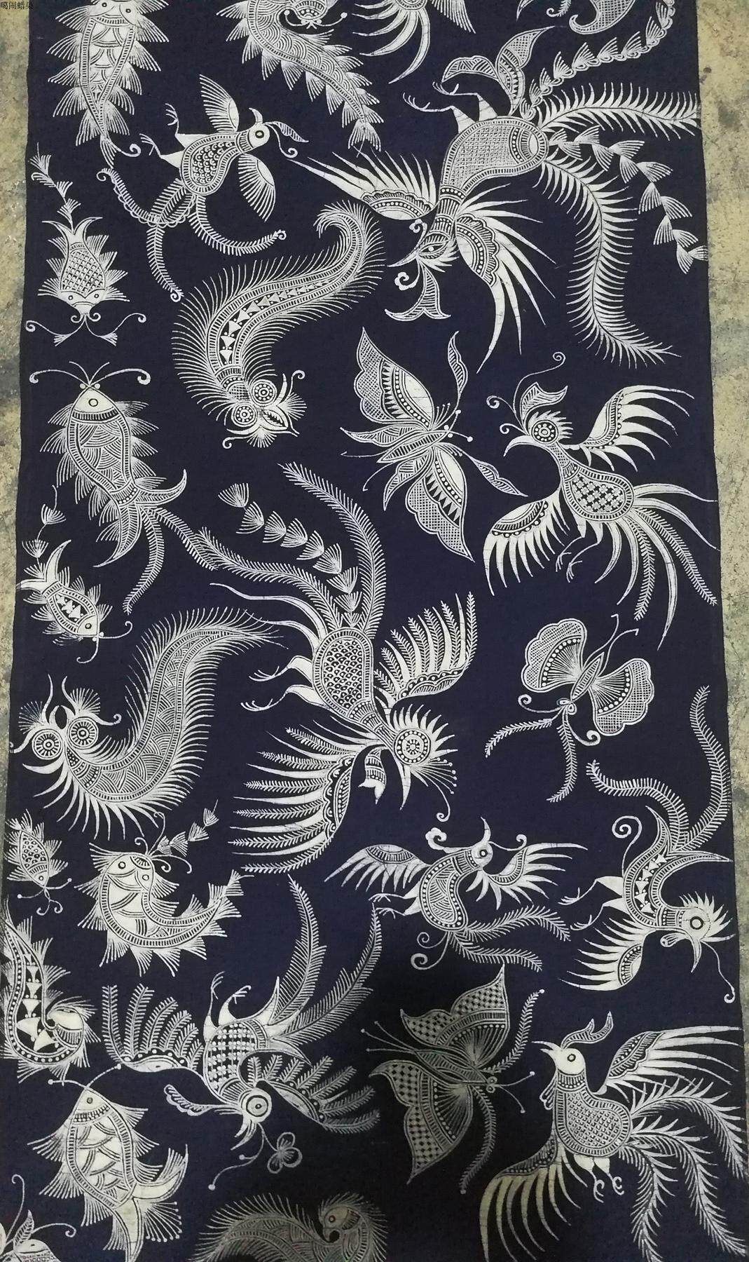 贵州丹寨蜡染定制壁挂茶席茶旗床旗餐垫布布艺苗族蜡染