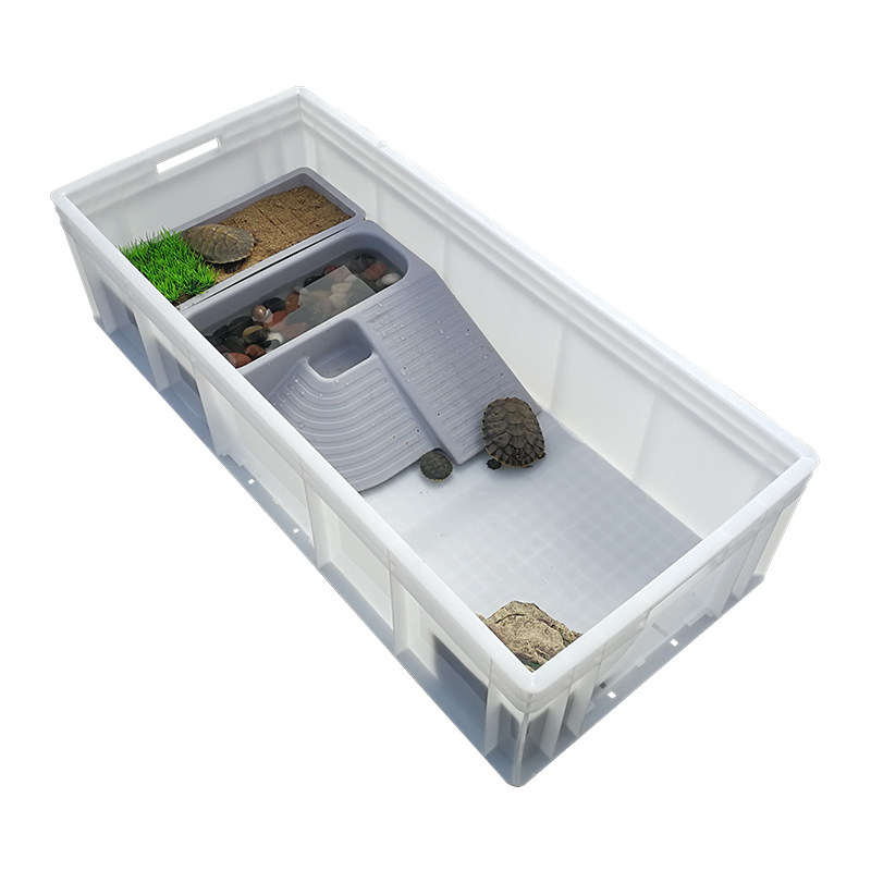 乌龟塑料养龟箱巴西别墅组合式水龟缸龟池鱼缸