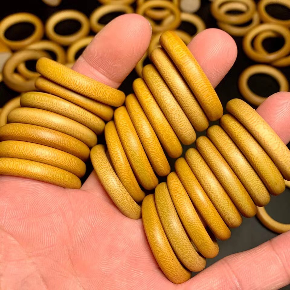 实心玉竹指环鸟笼环跑环指圈绣眼笼环竹环配饰竹编