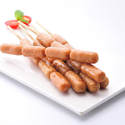 香肠圣农一口拉丁串烤肠串烧烤冷冻小香热狗香肠