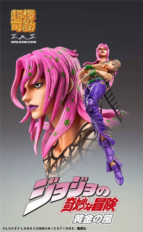 正版现货jojo奇妙冒险黄金之风迪亚波罗超像手办