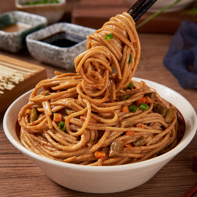 武汉水面食品包早餐面条挂面速食方便碱水热干面条