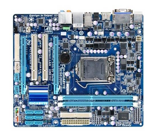 华技硕嘉ga-h55m-s2 1156针集显小板p7h55-m le 电脑主板i3 i5 i7