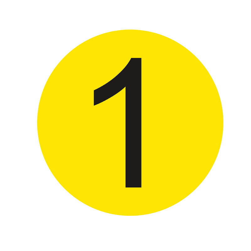 数字标识机械仪器设备标志机床序号标示定做pvc标志牌