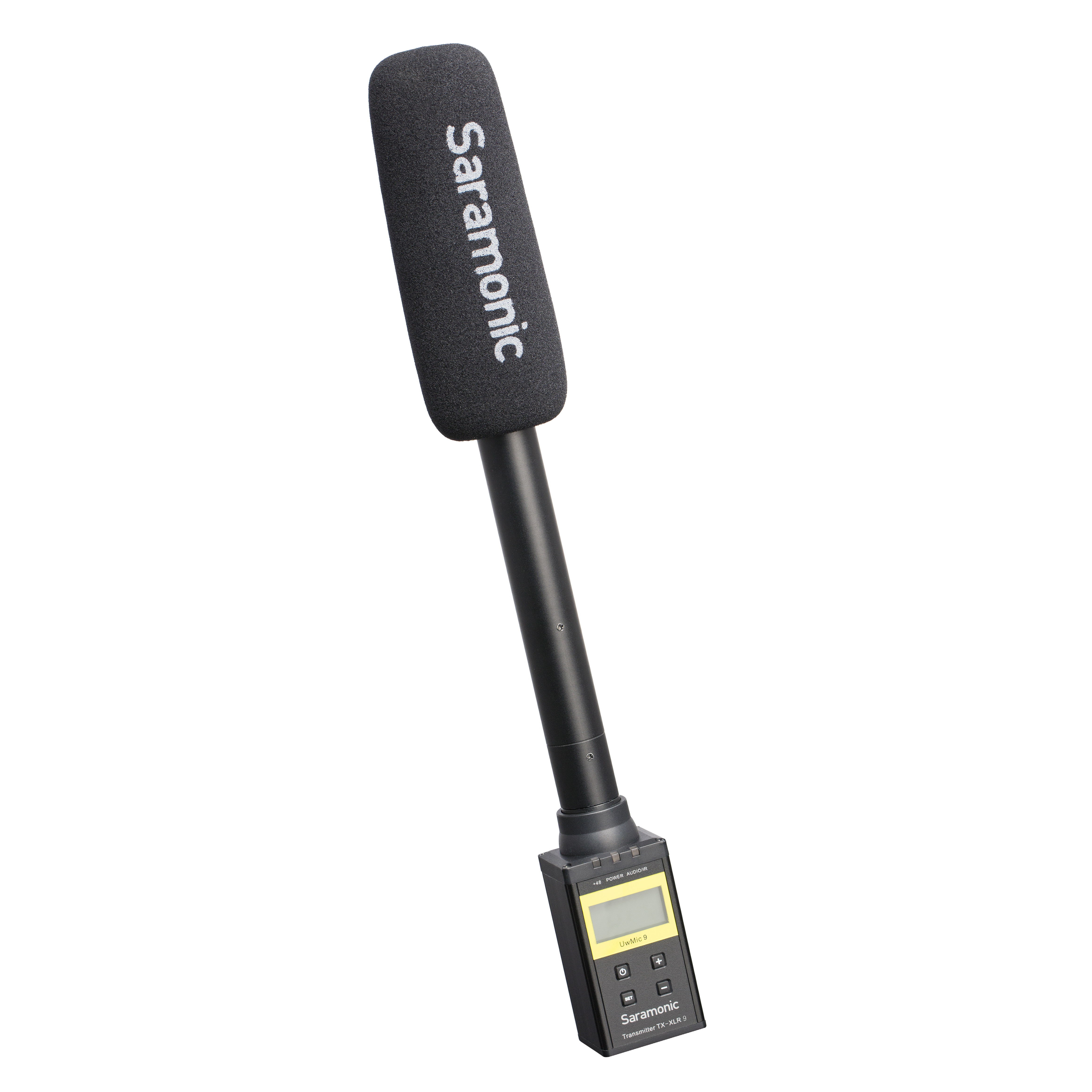 枫笛tx-xlr9手雷发射机提供 48v幻象电源 接卡农口采访话筒