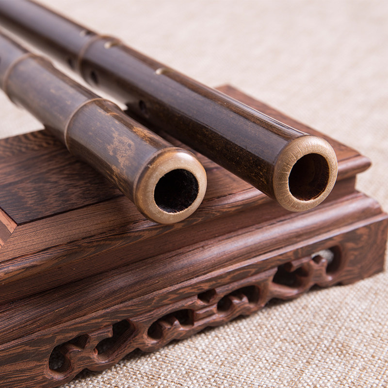 紫竹箫成人学生初学入门专业高档精制一节素洞箫八孔fg调民族乐器