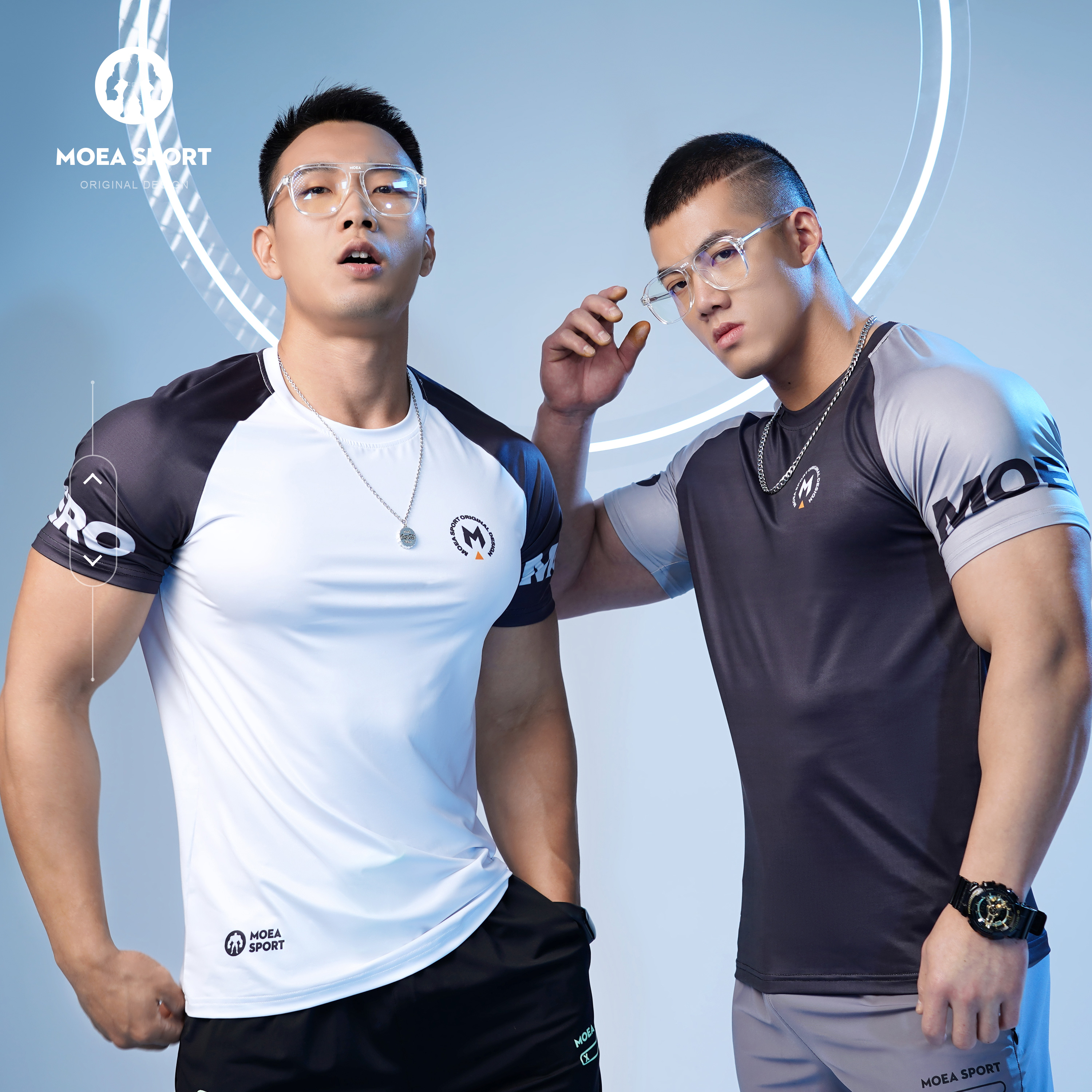 墨立方专业运动短袖男2021夏季新款T恤冰感速干体恤训练衣健身服