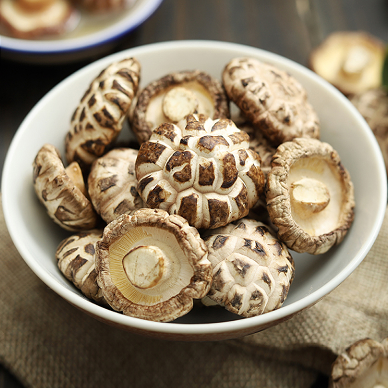 花菇野生煲汤菌类白花菇干货农家冬菇散装蘑菇香菇类