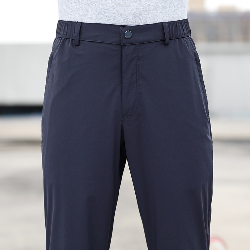 速干运动裤男宽松直筒运动加大码秋季装速干爸爸中年大码长裤胖子