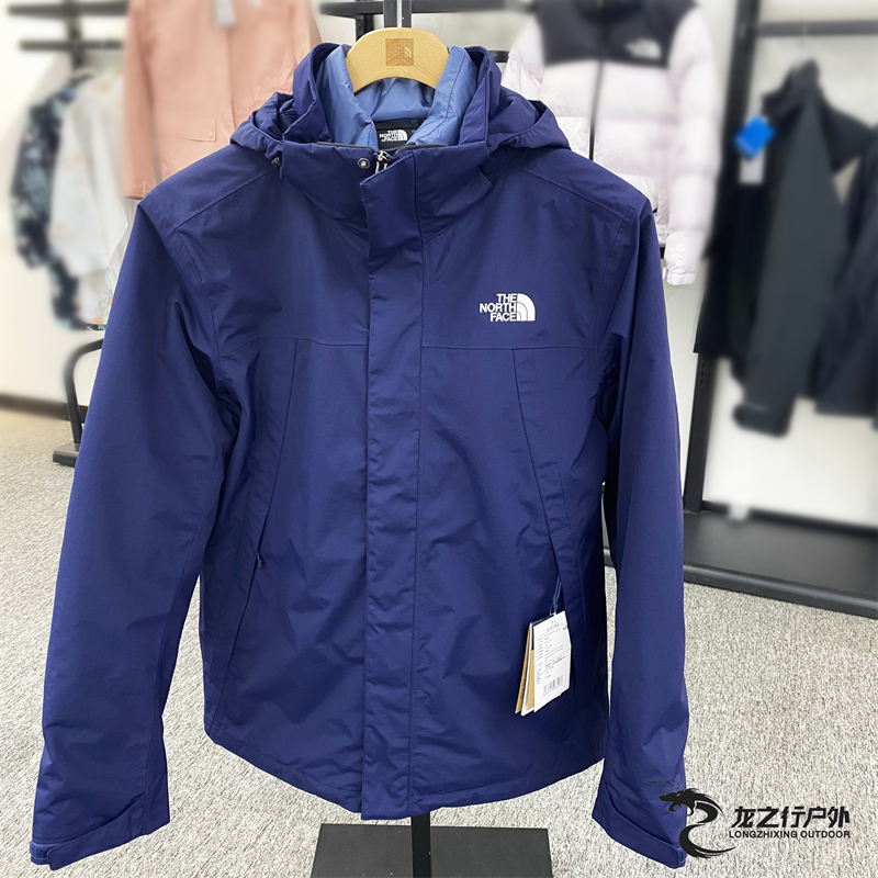 22秋冬新款TheNorthFace北面男户外防水羽绒内胆三合一冲锋衣81QS