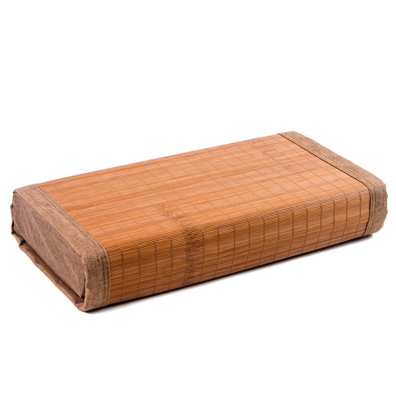 方形老人竹片睡眠劲椎枕头夏季颈椎专用睡觉枕头