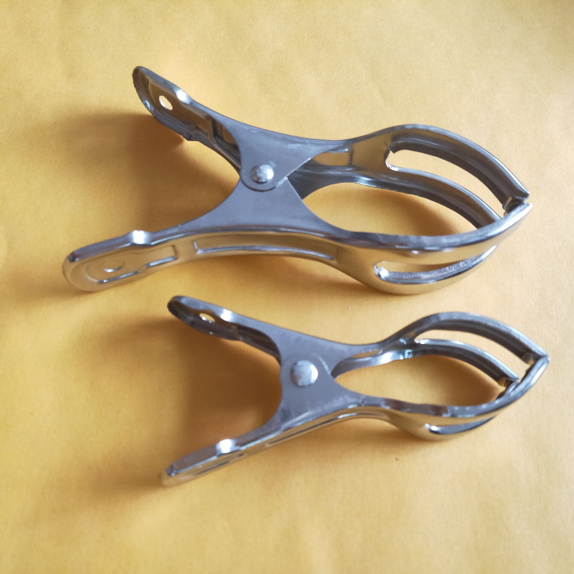 夹子大号不锈钢晾衣衣夹强力防风衣服开口防滑夹子