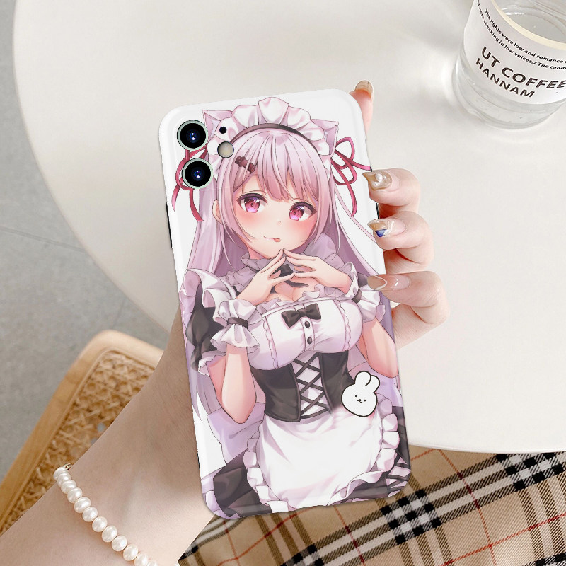 日漫洛丽塔猫耳女仆萌娘适用iphone12苹果11promax手机手机保护套